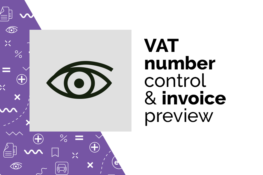 EU VAT control and document preview.