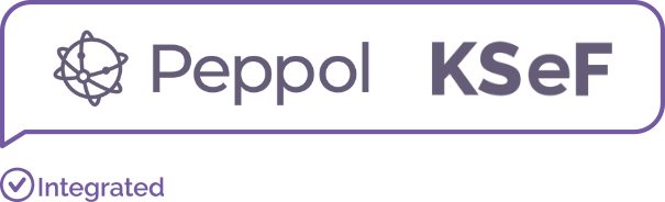 Ilustracja przedstawiająca integracje z peppol i ksef