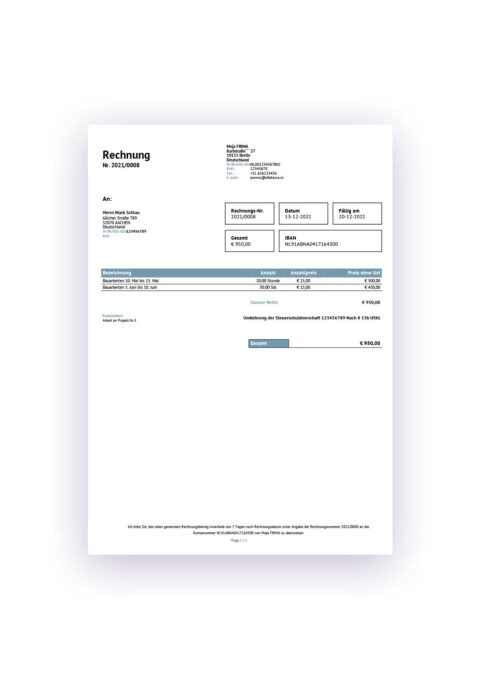 Efaktura-invoice-de - EFaktura.nl