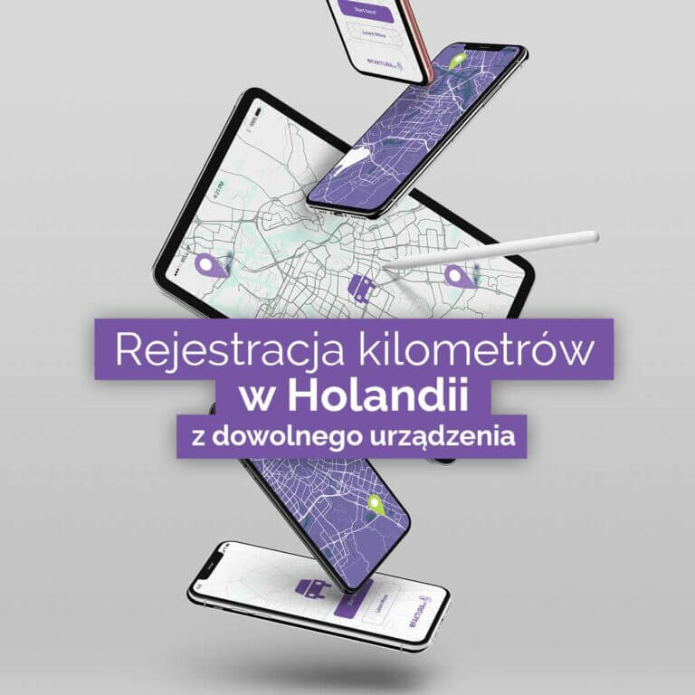 Rejestracja kilometrówki w Holandii z dowolnego urządzenia