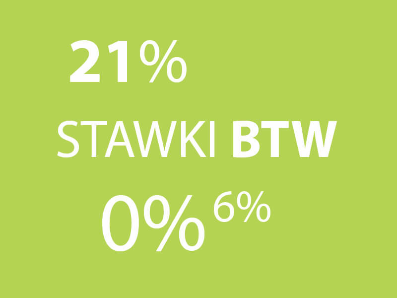 21% stawki BTW