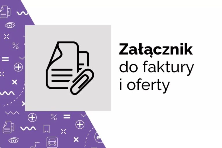 Załącznik do faktury i oferty