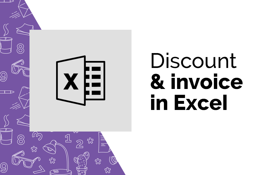 Discount and invoice in Excel